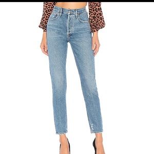 Agolde Jamie High Rise Classic Jeans Passenger 26